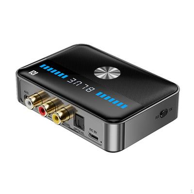 Bluetooth передатчик-приемник, оптический AUX RCA двойной сопряженный аудиоадаптер, адаптер для дома