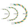 Cockatiel Cage Toy Parrot Climbing Cotton Rope Bird Toy Parrot Hanging Creative Braided Chew Rope