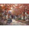 5d Diy Diamond Embroidery Autumn Town Landscape Diamond Painting Cross Stitch Full Round Rhinestone