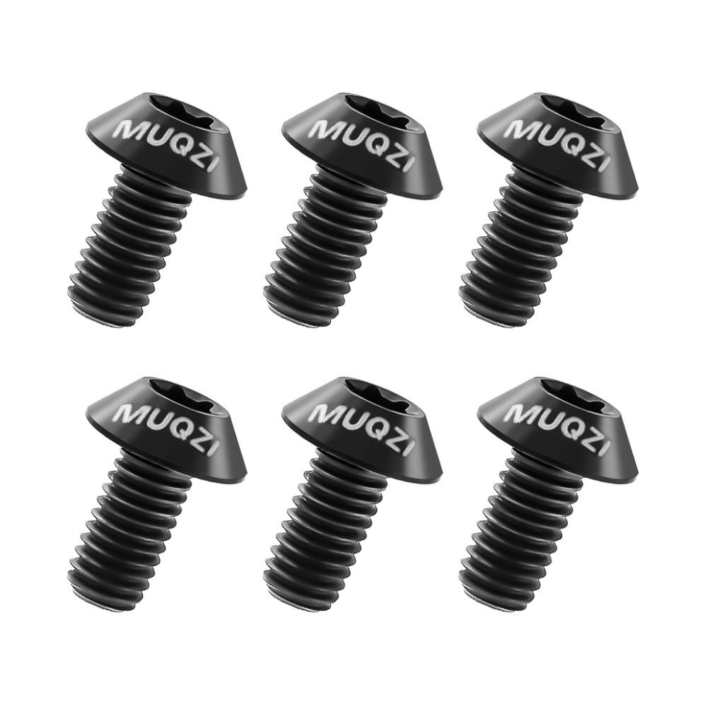 6pcs Titanium Bike Disc Brake Rotor Bolts Disc Brake Rotor Fixing Bolts Cycling Accessories