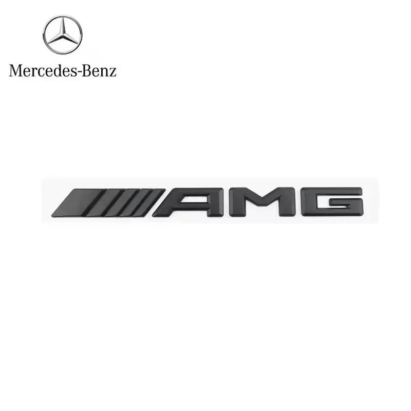 AABGR1 3D ABS Car Rear Trunk Badge Decal Letters Sticker For Mercedes Benz AMG A B C E G CLA C63 C63S E53 GT SLK W176 W205 W177 C260L1