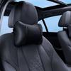 Подголовник GM: Дышащая подушка для шеи из сетчатой PU-кожи, Мягкая и удобная подушка на сиденье, Автомобильный аксессуар и украшение