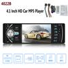 4022B Car MP5 Bluetooth Player Steering Wheel Control 1 Din 4.1 Inch Screen Auto Stereo Audio In Dash Head Unit Car Accessories