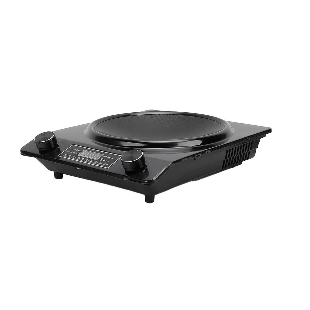3500W Portable Induction Cooktop Aluminum ABS Countertop Induction Cooker Hot Plate with Smart Touch Panel for Home Kitchen