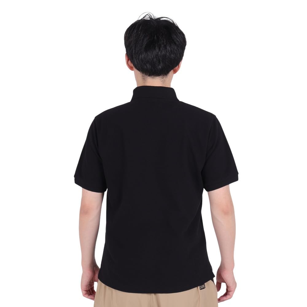 Polo Shirt Booby Polo Shirt Black L [Chums] Men's