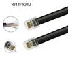 6P6C Telephone Cable Pure Copper 6 Core 6P6C RJ11 RJ12 for Telephone Audio Signal Cord Automotive Amplifier Wire Extension Cable