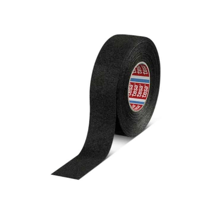 Woven Fabric Tape With Pile 15M X Black Soundproofing Tape, Fleece Tape, Elastic