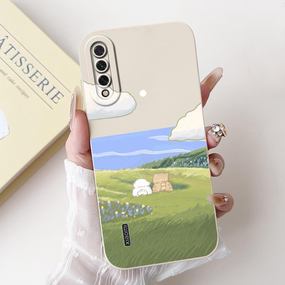 Чехол для Xiaomi Mi A3 MiA3 Ударопрочный Чехол Милый Мультяшный Панда Кролик Мягкий Силикон Матовый ТПУ Чехол для Телефона Для Xiaomi Mi CC9e Capa