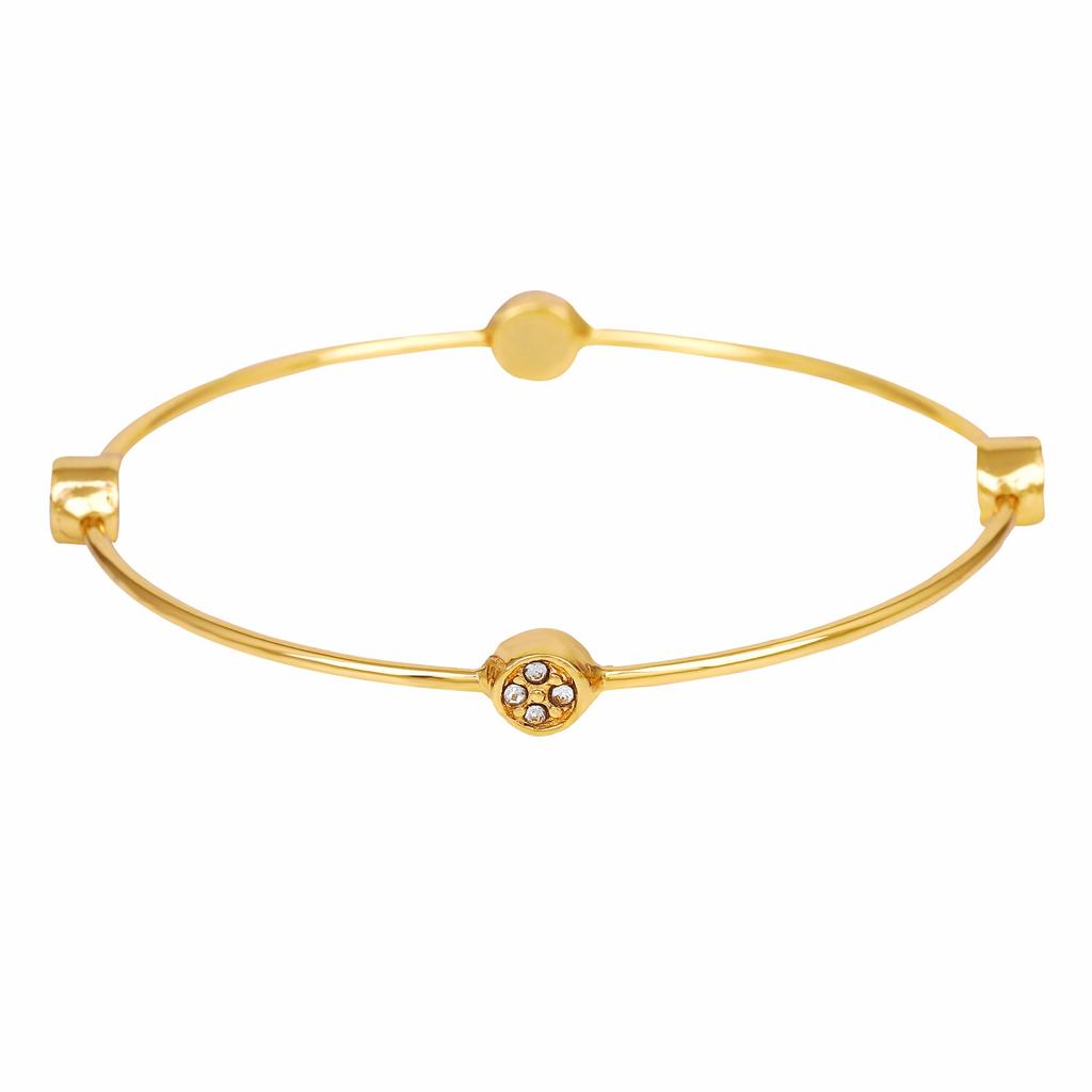 Estele White Austrian Crystal Stone Bracelet for Women