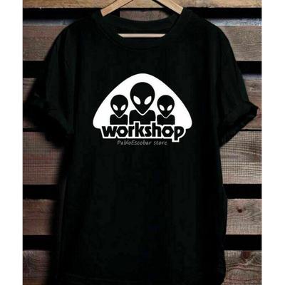 Мужская хлопковая футболка мужская футболка Alien Workshop Логотип Черная футболка Размер S Мужская Индивидуальная футболка