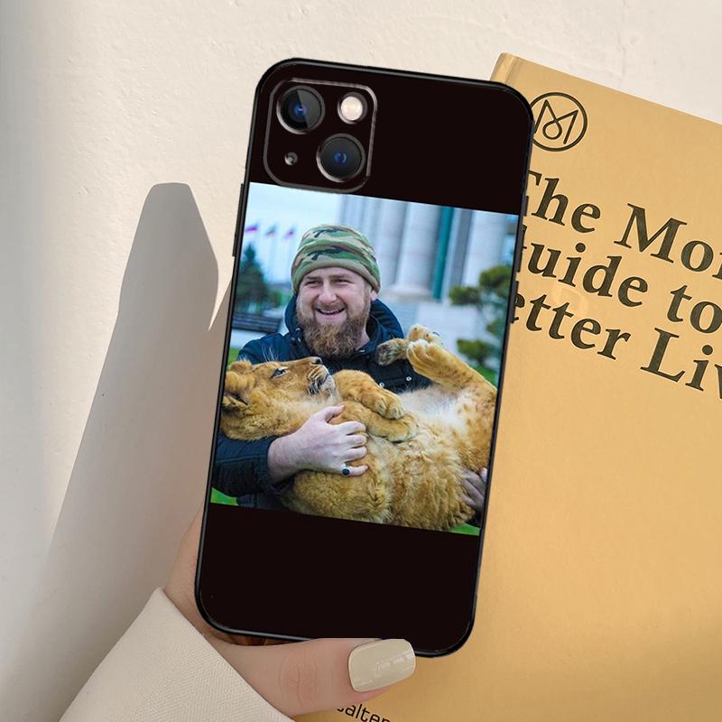 Чеченский лидер Рамзан Кадыров Чехол для iPhone 16 15 14 Pro Max Plus 13 12 Mini 11 Pro Max Задняя крышка