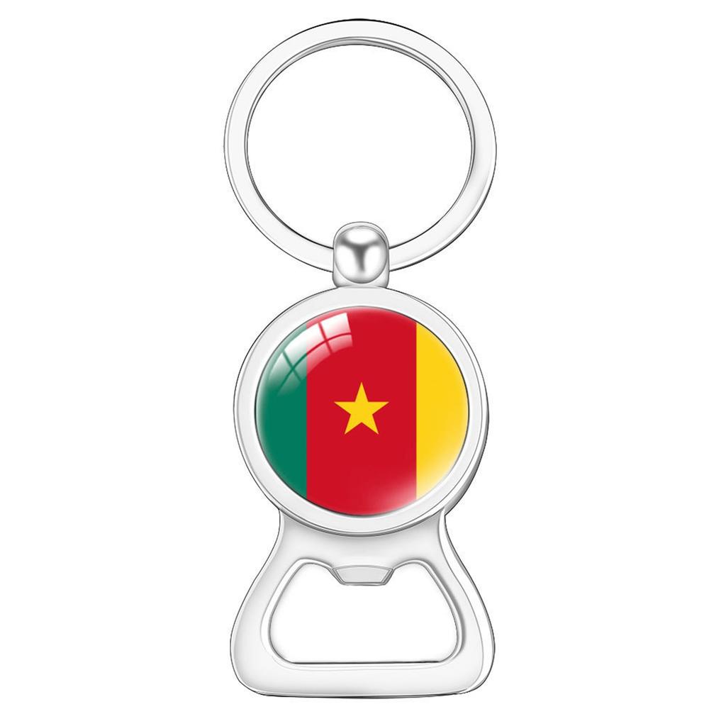 Флаг Флаг Открывалка для бутылок Брелок Международные спортивные мероприятия Открывалка для пивных бутылок Металлический брелок Декор для рюкзака Вечеринка-Праздник
