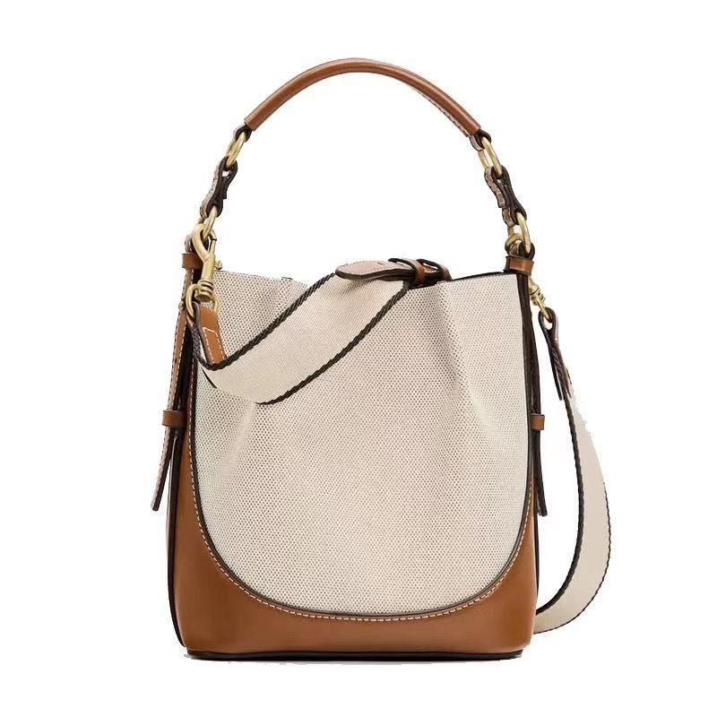 Nova za женская коричневая плиссированная сумка-ведро для переноски через плечо широкая женская все игры