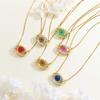 Exquisite Demon Eyes Necklace Jewelry Glass Sweater Chain Cool Eyes Clavicle Chain  Hipster