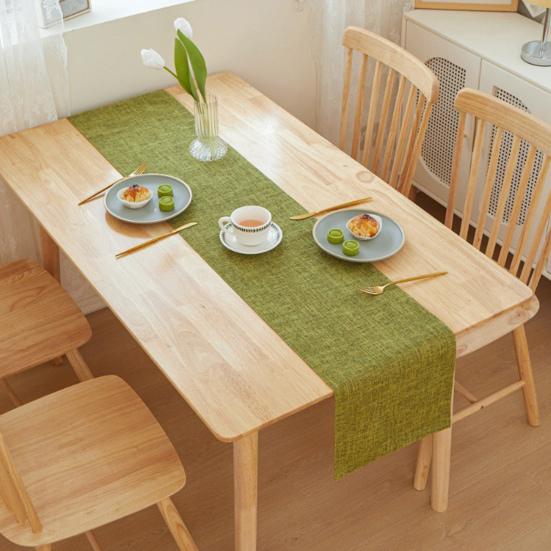 Дорожка для праздничного стола, однотонная, утолщенная, термостойкая, 30 x 180 см, нескользящая, пригодная для машинной стирки, для вечеринок, свадеб, банкетов, украшения стола, настольный флаг