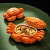 Ceramic Exquisite Crab Shell Modeling Plate El Creative Tableware Fruit Salad Bowl Kitchen Tableware