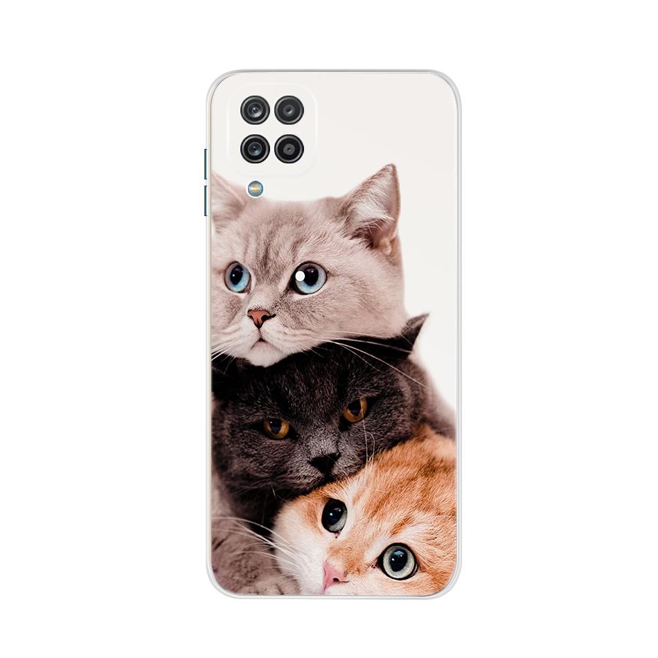For Samsung Galaxy A12 A13 Case Silicon Soft TPU Back Cover Phone Cases For Samsung A12 A 12 SM-A125F A13 4G Case Bumper Funda