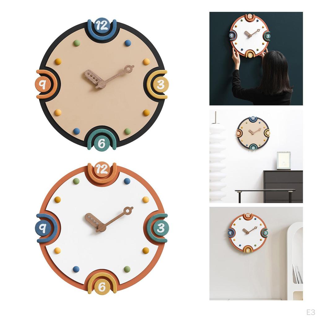 Круглые настенные часы для украшения домашнего офиса и гостиной
