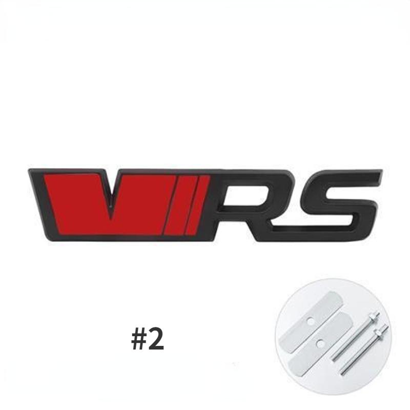 Модификация автомобиля VRS Металлическая наклейка для автомобиля Автомобиль в сети Стандартный трехмерный хвост кузова Стандартные декоративные аксессуары Декоративные наклейки