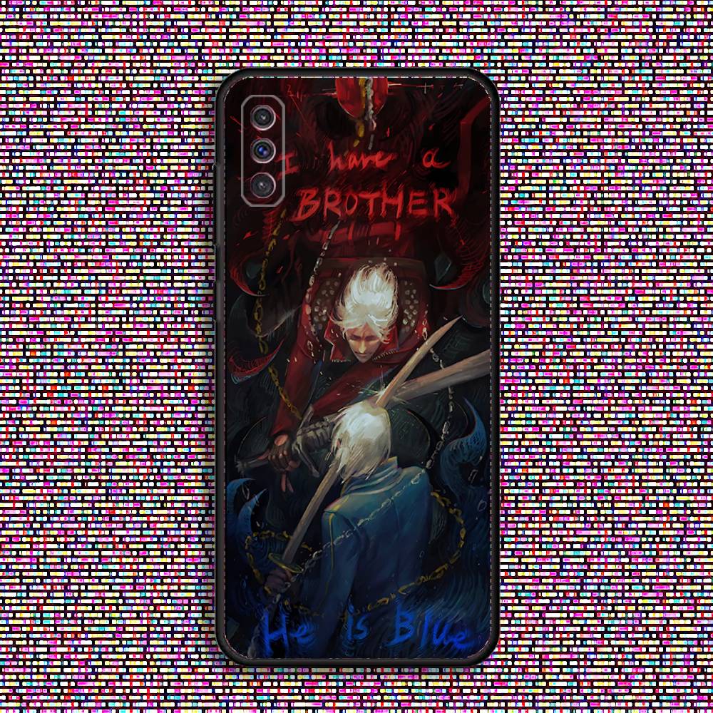 D-Devil M-May C-Cry Dante Чехол для телефона Samsung S 25,24,23,22,30,21,10,9,Ultra,Plus,Lite,FE,4,5 G Черный Мягкий Чехол