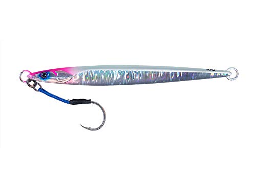 JACKALL Metal Jig Bumbles Jig 250g G204 Glow Wave Holo Semi-Long Edge/Magma