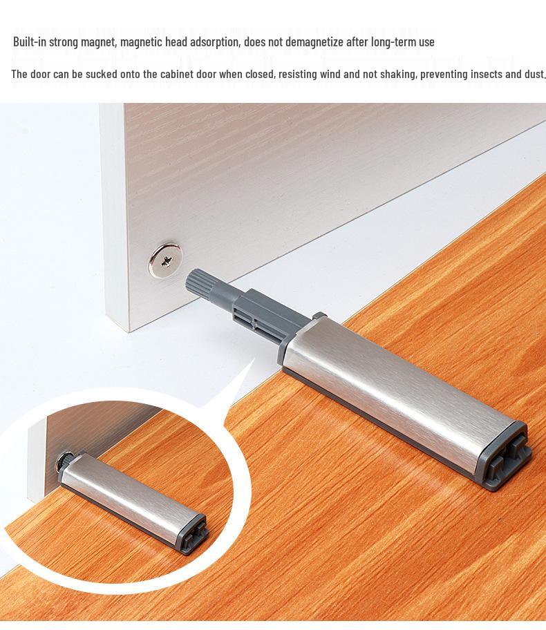 Магнитная защелка Kinnate без ручки из нержавеющей стали для кухонных, платяных и гардеробных дверей