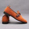 Fashion Fashion New Men Suede Leather Wedding Dress Shoes Male Casual Flats Monk Strap Loafers Homecoming Prom Zapatillas Hombre