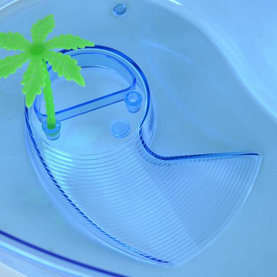 Аквариум для черепах с платформой для купания, прозрачный аквариум большой емкости для разведения черепах