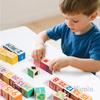 Montessori Wooden Number Blocks Early Learning Toys for Kids Letters Shape Color Animal Cognition Preschool Educational Puzzle
