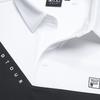 Fila Серия Гольф Прохладное прикосновение Модная рубашка-поло Мужские топы Глубокий черный A11M635144FBK