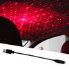 Babysbreath USB Atmosphere light LED Interior decorative lights Mini Car ambient lighting Car roof starry atmosphere light blue