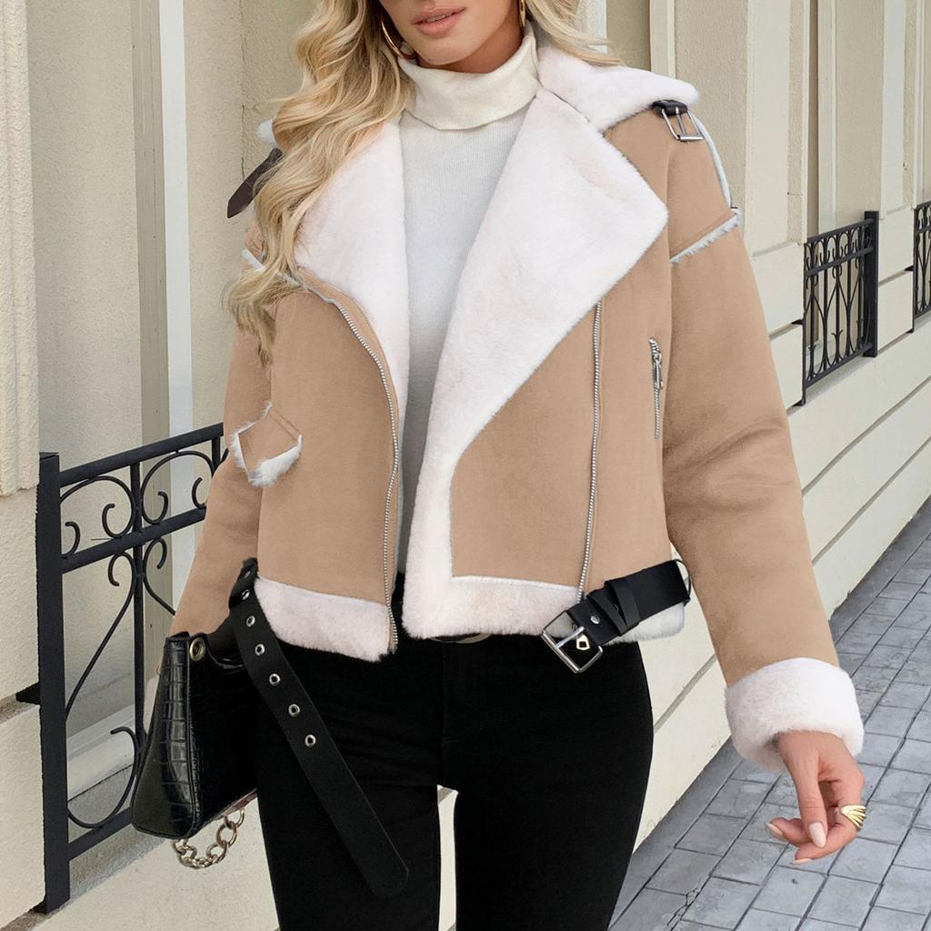 Женские деловые повседневные рабочие куртки с пуговицами и лацканами, с открытым передом, с длинным рукавом и капюшоном, осенний наряд