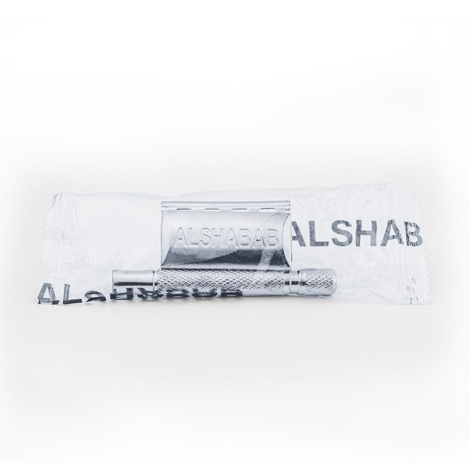 Stainless Steel Safety Razor for Men Barber Shaving Hair Beard Manual Double Edge Barbeador 7.3X4cm