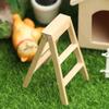 Wooden Wooden Ladder Dollhouse Miniature Model Creative Figurine Stairs Toys  Pretend Play Toys