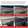 4 шт., кожаный чехол для дверной панели из микрофибры для Ford Focus, межкомнатная дверь, подлокотник, панель, отделка кожного покрова