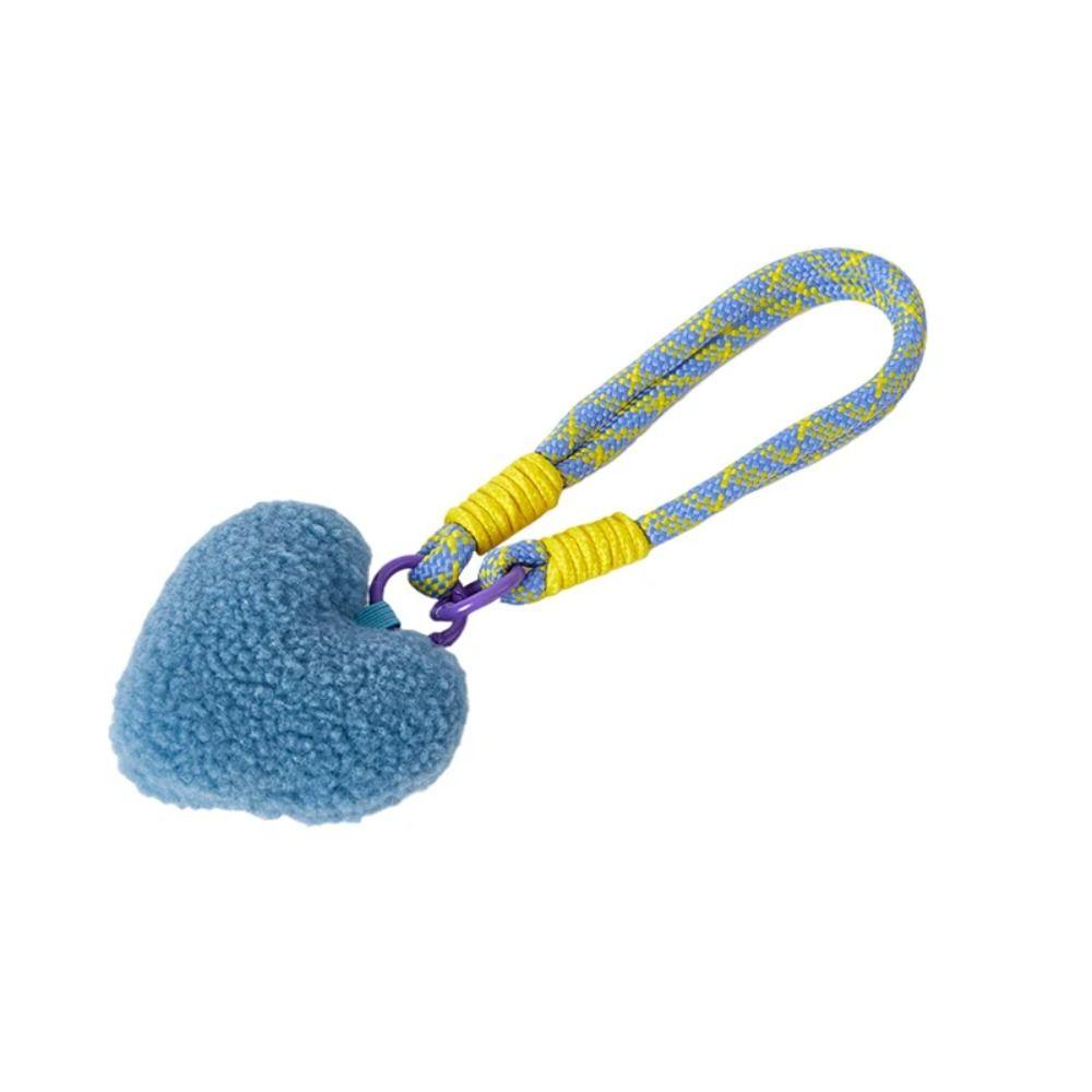 Плюшевый ремешок для телефона Красочные сумки Плетеный шнурок Милые подвесные аксессуары