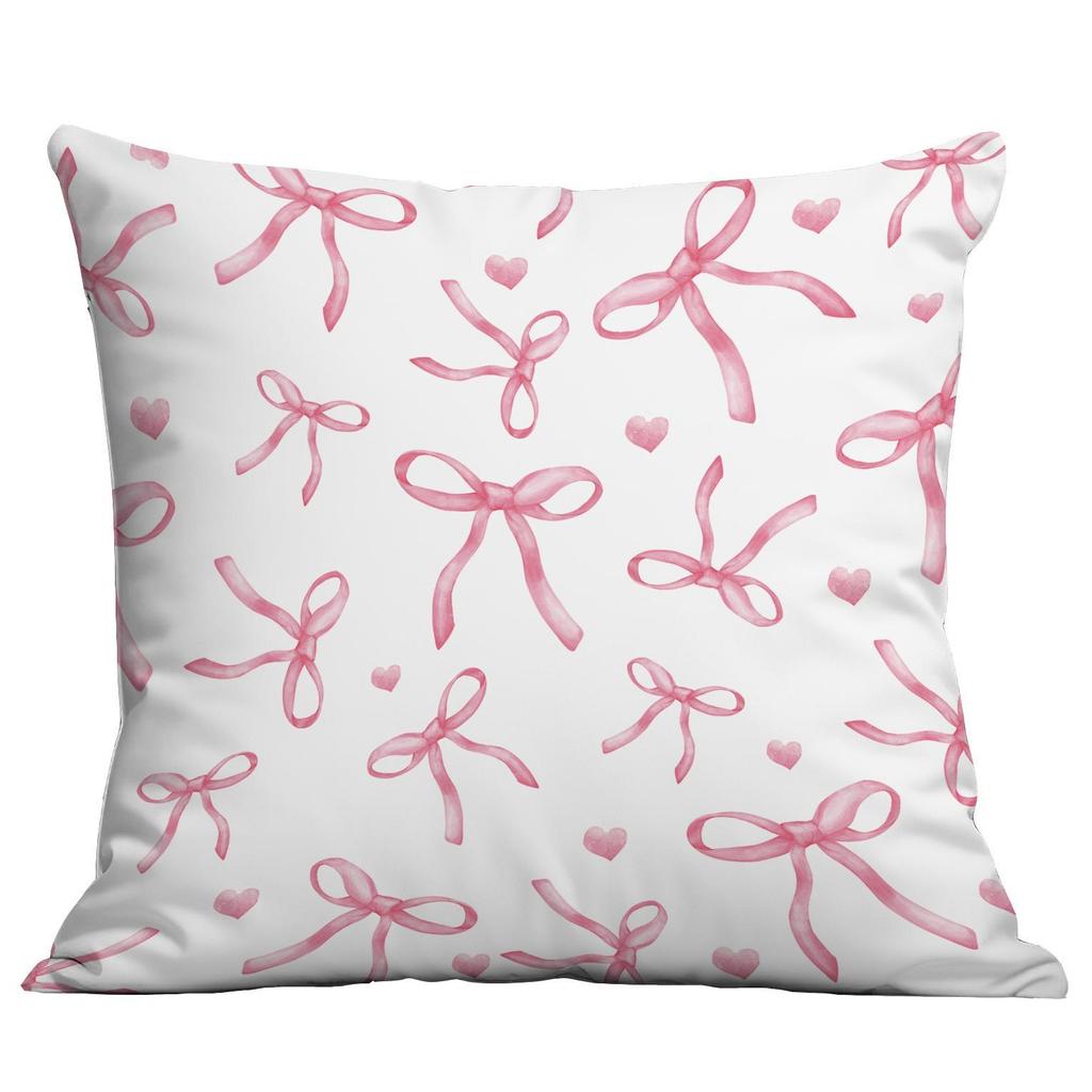 1pcs 45*45cm New Pink Creative Bow Cushion Cover Fashion Household Sofa Decoration Pillowcase
