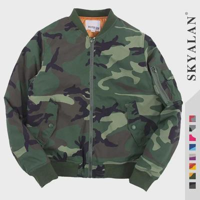 Мужская камуфляжная куртка пилота MA1: Модная бейсбольная куртка в стиле американских ВВС на осень/зиму