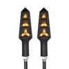 DC 12V Мотоциклетный Модный Поворотник Формы Рыбьей Кости Y, Универсальный Сигнализатор