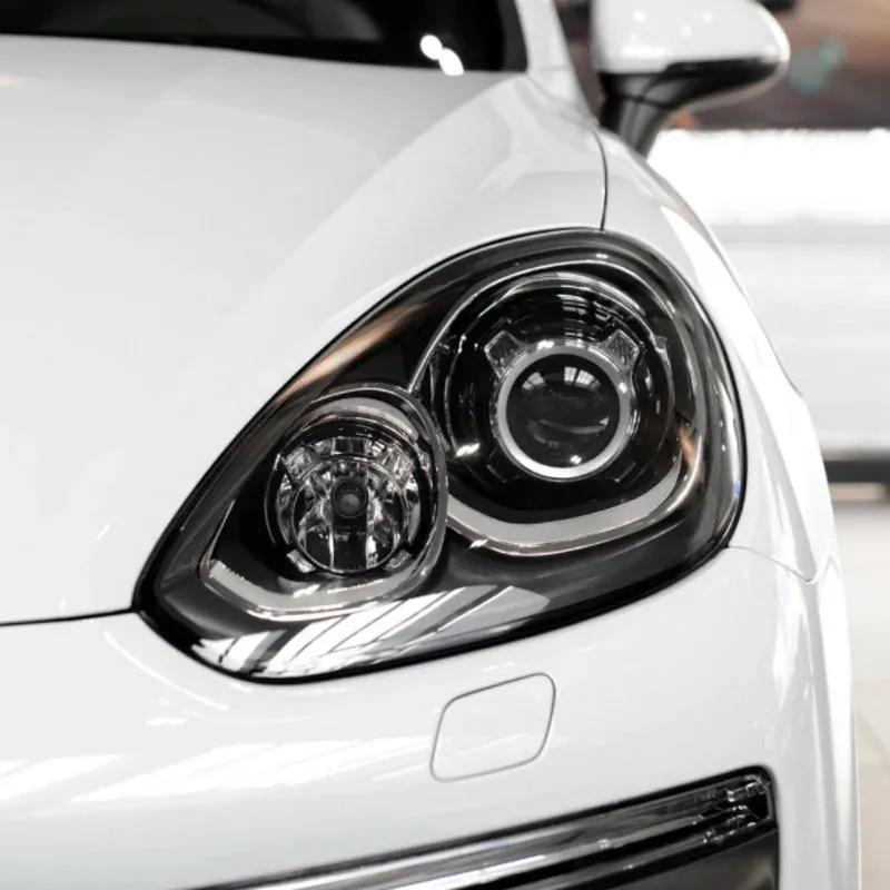 Headlamp Cover For Porsche Cayenne 2015 2016 2017 Shade Transparent Lampshade Headlight Shell Plexiglass Replace Original Lens