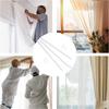 Vertical Blinds Wand Replacement with Hook and Handle White Plastic Window Curtain Blind Pull Rod for Easy Operating