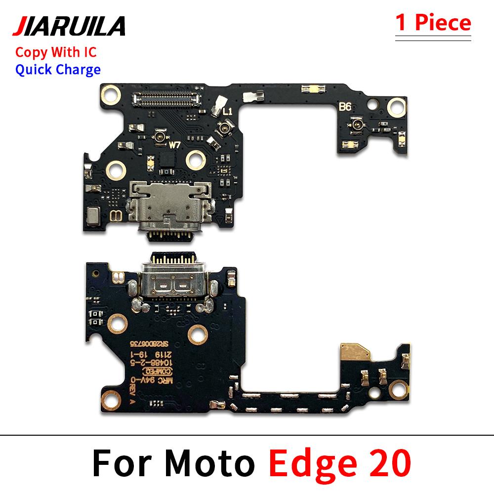Для Moto Edge 20 Lite Pro Edge 30 Fusion Neo USB-порт для зарядки Зарядная док-станция Разъем Дополнительный шлейф с микрофоном