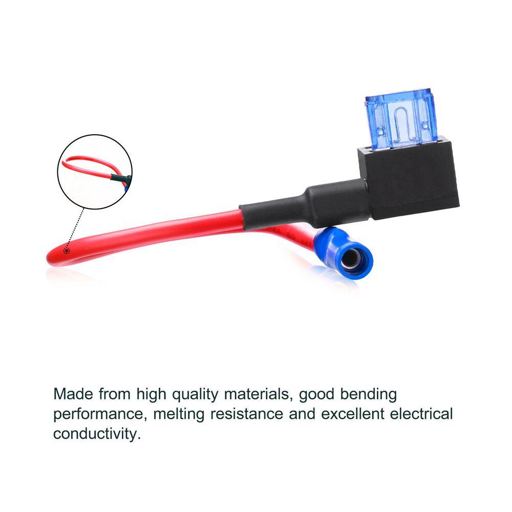 Appliances Blade Fuse Holder Add Circuit Mini ATM Car Add-A-Circuit Fuse Tap Fuse Holder Adapter