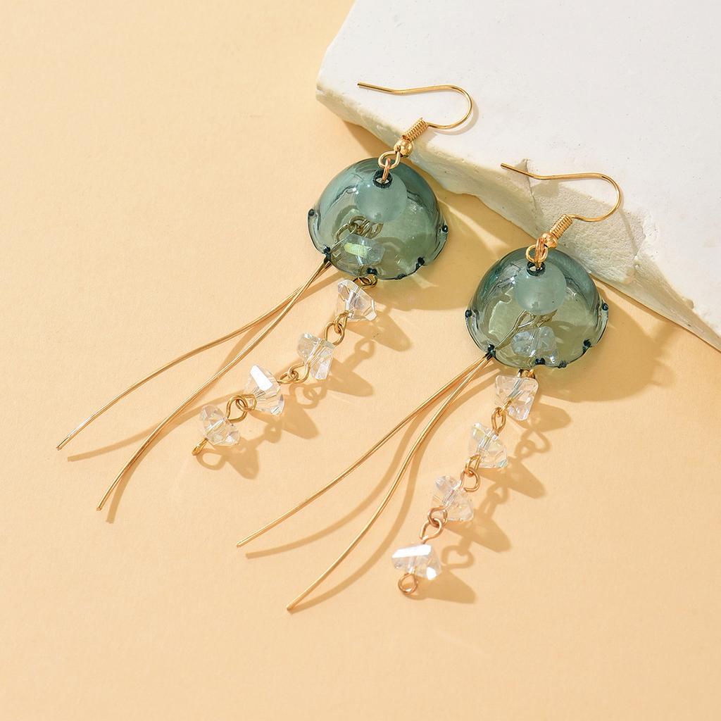 Jellyfish Dangle Earrings Ocean Theme Jewelry Sea Creature Inspired Earrings For Women Teen Girls