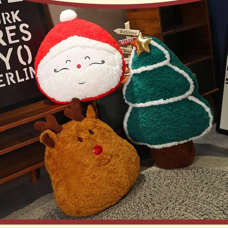 Claus Christmas Santa Tree Candy Elk Plush Toy Cartoon Doll Gift Decoration
