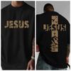 Summer Christian Jesus Cross Printed Tshirt S6xl Shortsleeved Unisexs Tshirt With Faith Theme Loose And Trendy Top Tees