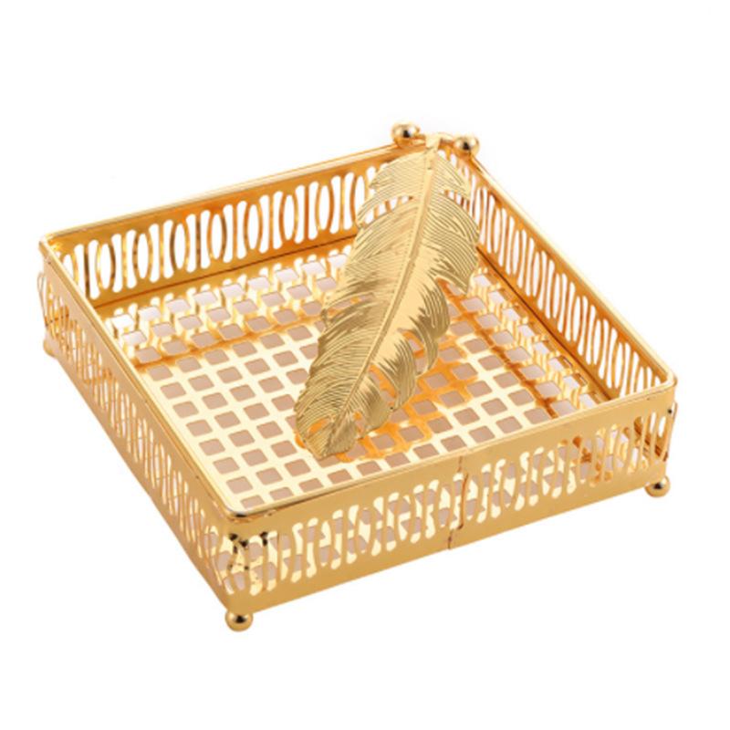 Новая европейская ins сплавная коробка, бумажная скрепка для западного ресторана, отеля, простая кофейная table для гостиной, дома, вытягивание бумаги с перьями