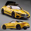 1:Масштаб 22 Модель Sl63 G800 Миниатюрная машинка Игрушки Литой сплав Транспортные средства Управление передними колесами Звук Свет Модели с оттягиванием назад Подарок для взрослых