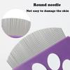 Pet Grooming Comb - Flea Comb for Cats & Dogs, Curved Design for Face & Body, Mini Detangling Brush for Pets