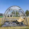 Прозрачная спортивная палатка 540°: Всепогодное укрытие от солнца, холода, льда и снега